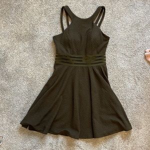 Army Green skater dress